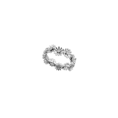 Rulla Jewelry Eternal Bloom Band in 18K white gold with natural diamonds