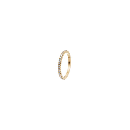 Rulla Jewelry Eternity Band in 18K yellow gold with natural diamonds