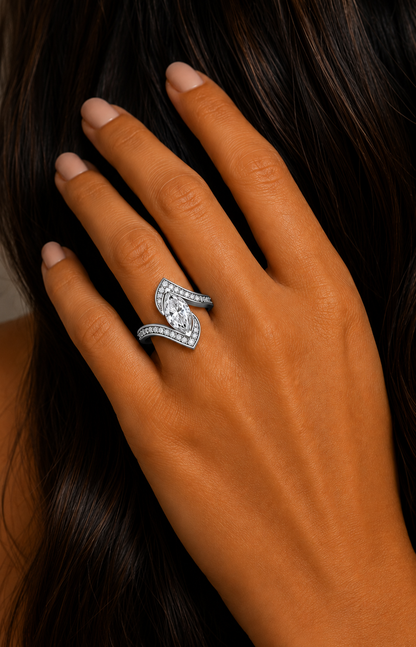 Rulla Marquise Aura Ring lifestyle view