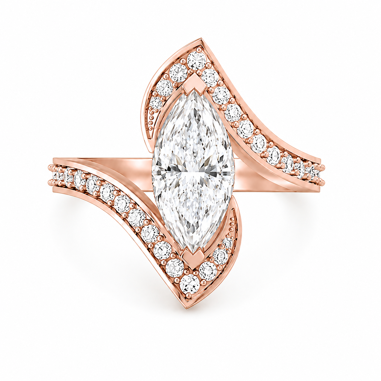 Rulla Marquise Aura Ring product view