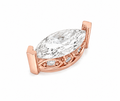 Rulla Marquise Solitaire Stud product view