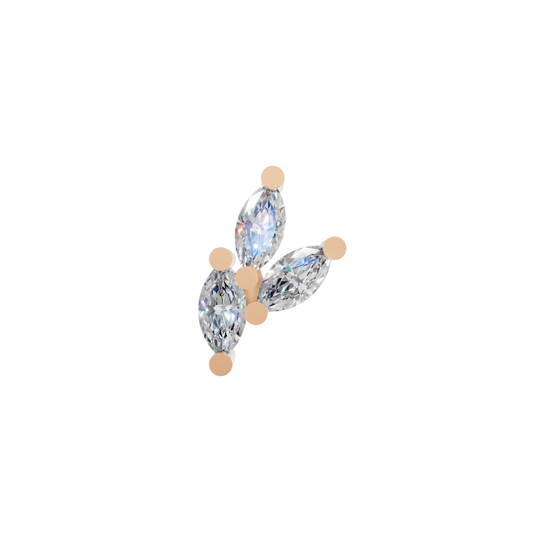 Rulla Marquise Trinity Stud product view