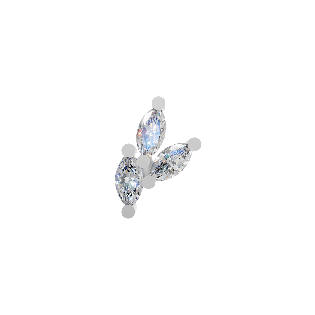 Rulla Marquise Trinity Stud product view