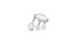 Rulla Marquise Trio Drop Stud product view