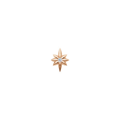 Rulla Jewelry Twinkle in 18K rose gold with natural diamonds