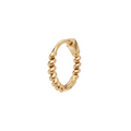 Rulla Twisted Hoop only in 18K yellow gold