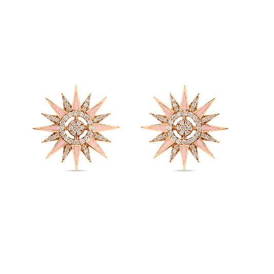 Rupali Adani Solar Radiance Earrings 18K Rose Gold Earrings