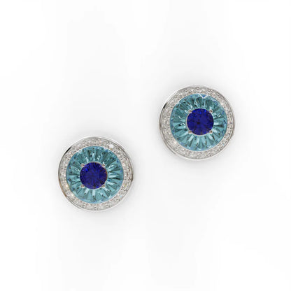 Sinan Earrings - Tanzanite