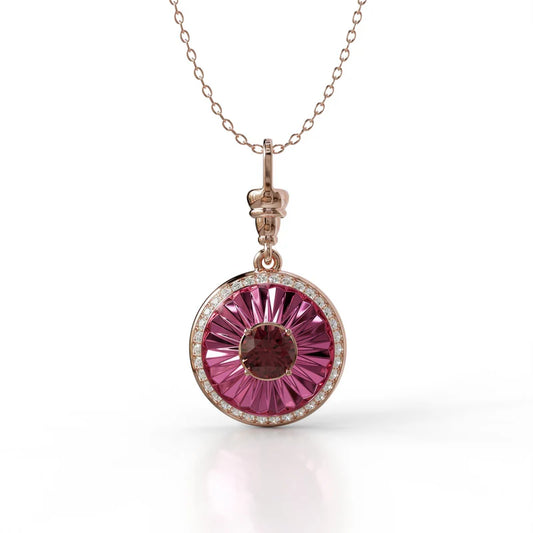 Sinan Pendant - Rubellite