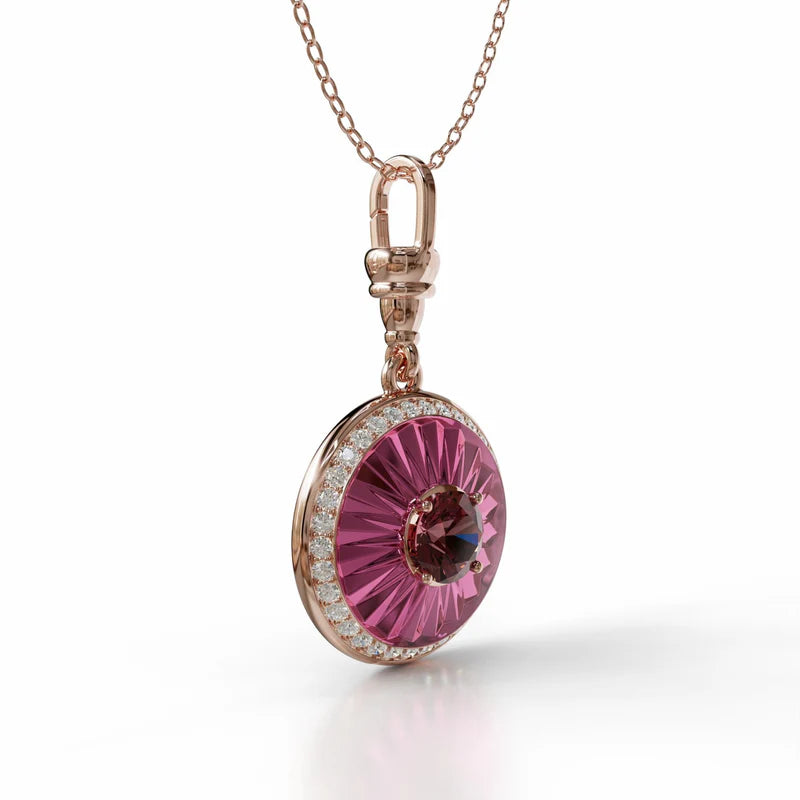 Sinan Pendant - Rubellite