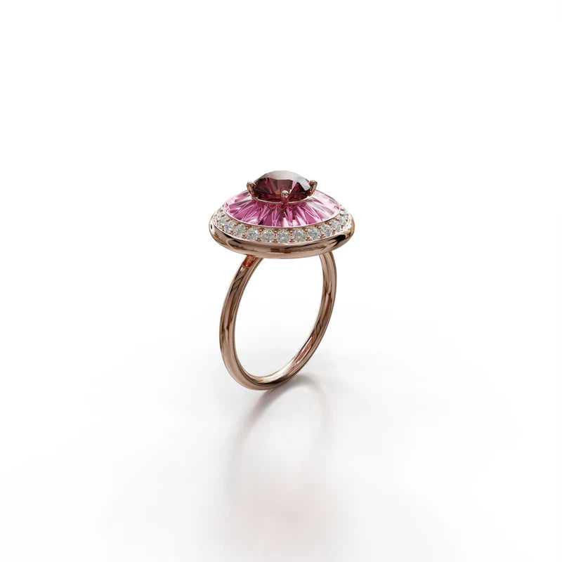 Sinan Ring - Rubellite