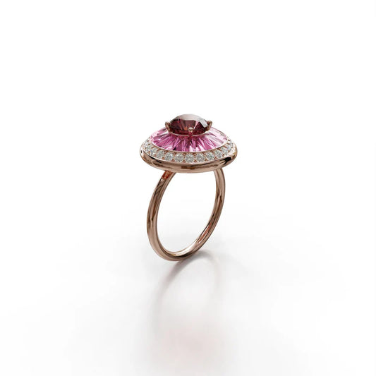 Sinan Ring - Rubellite