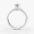 1.02ct Round Lab-Grown Diamond Ring — white gold detail view
