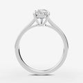 2.07ct Pear Lab-Grown Diamond Ring — white gold detail view
