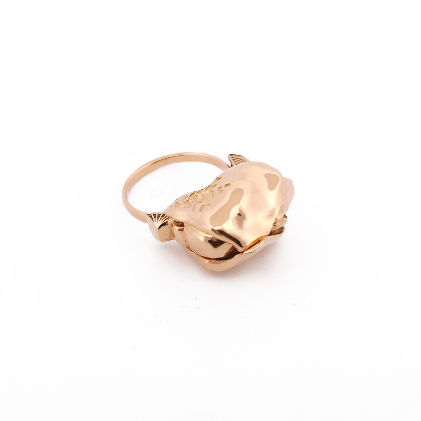 Gold moth ring
