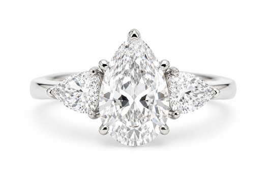 Valenza Alpha Pear Ring