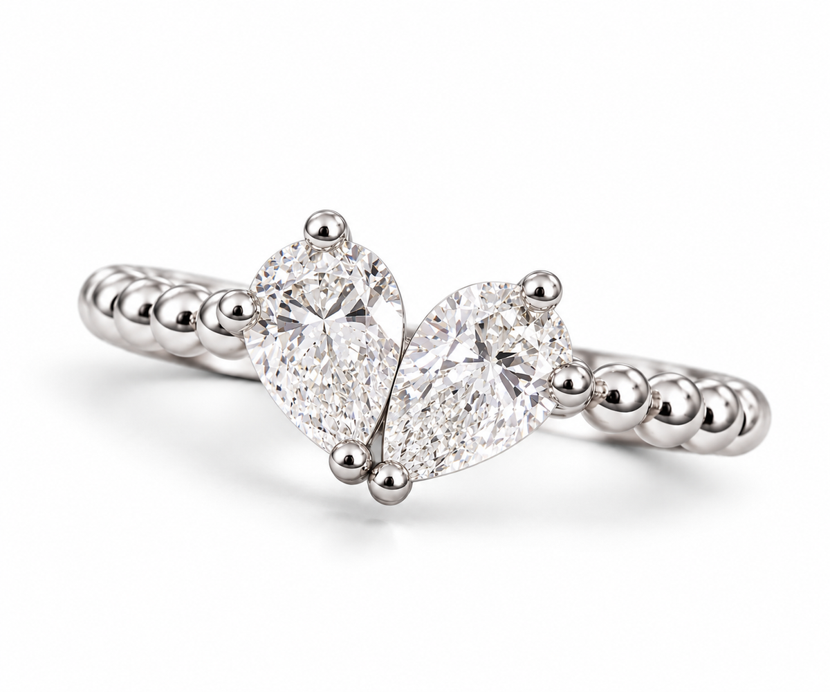 Valenza Amore Heart Ring