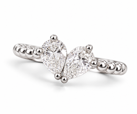 Valenza Amore Heart Ring