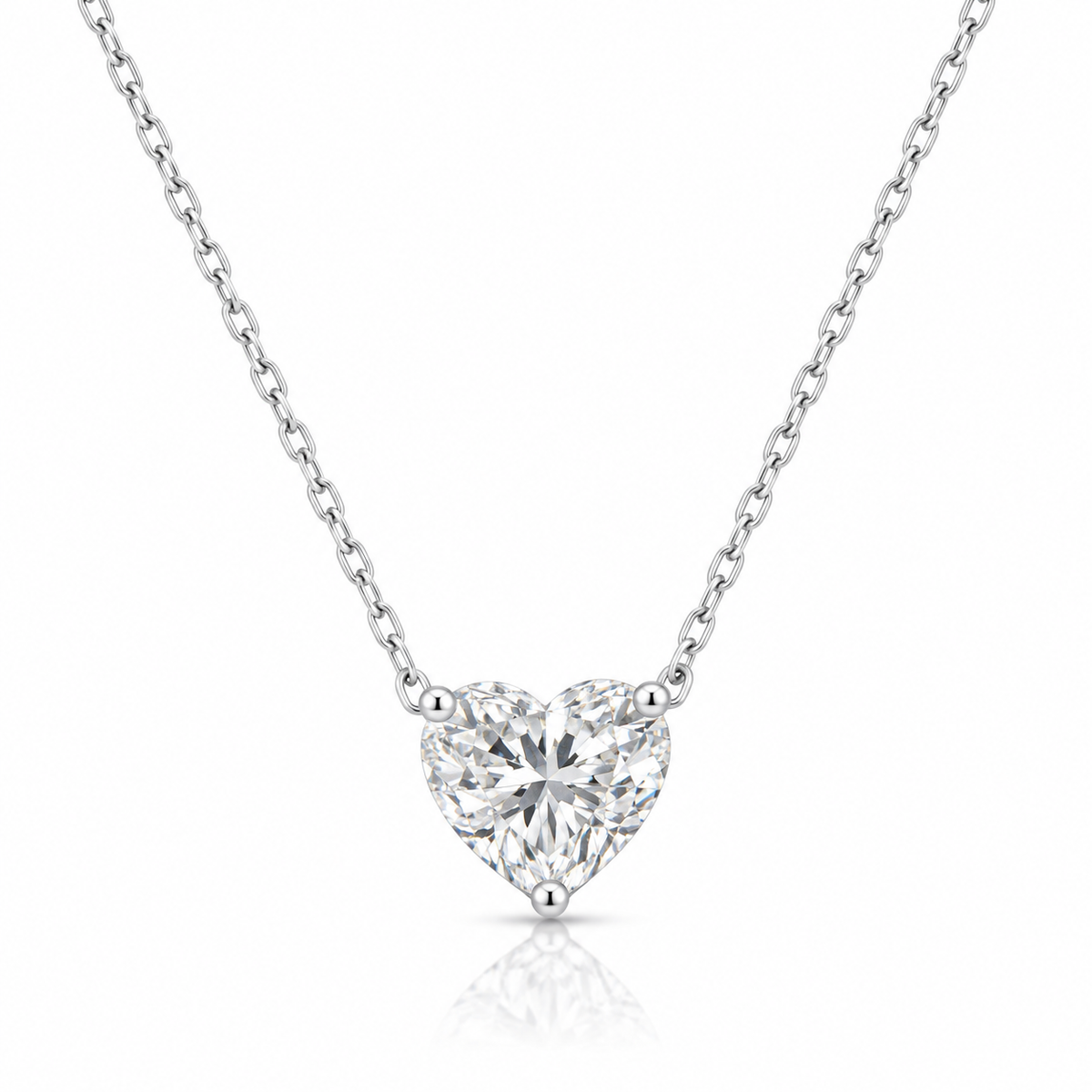 Valenza Diamond Heart Necklace
