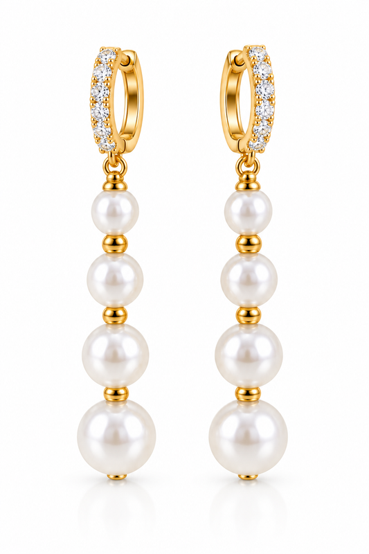 Valenza Pearl Cascade Earrings