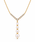 Valenza Pearl Drop Necklace