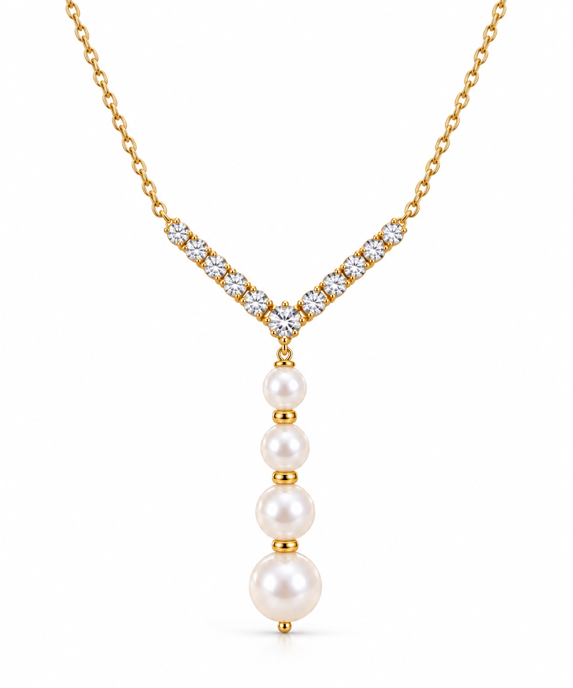 Valenza Pearl Drop Necklace