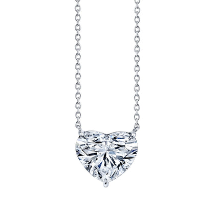 5.02ct Heart-Cut Lab-Grown Diamond Pendant