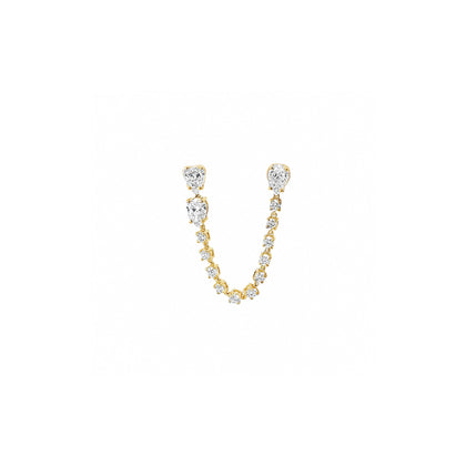 Pear Chain Earring