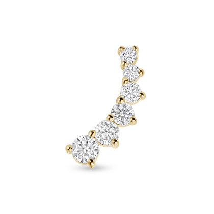 Round 6 Diamond Ear Climber