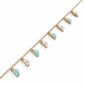 Amara Charm Bracelet in yellow gold – detail view