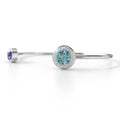 Sinan Bangle with tanzanite – detail view