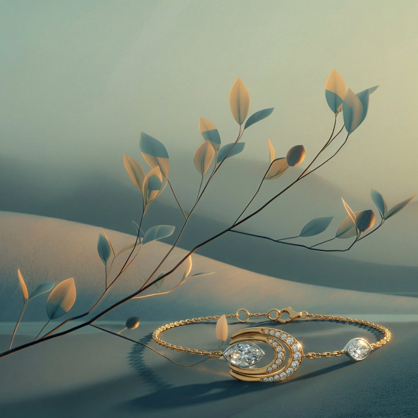 ZORÁE Unbound 11 18K yellow gold bracelet campaign image