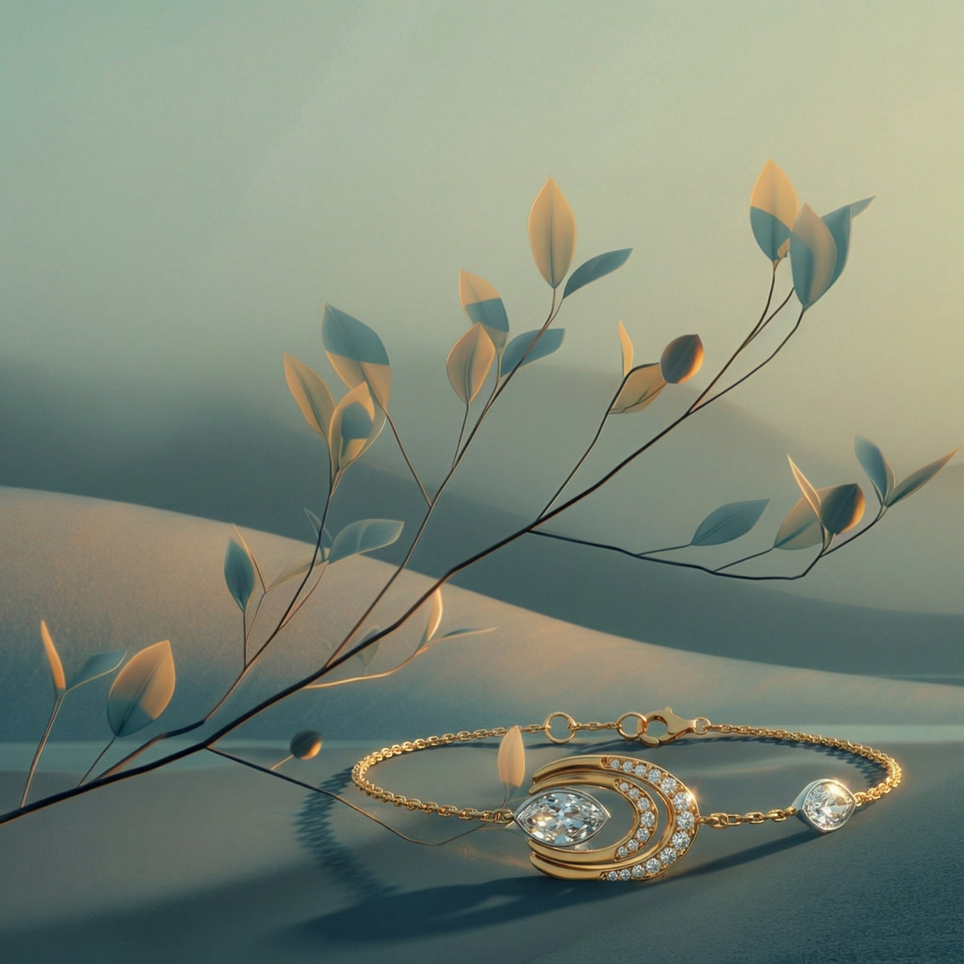 ZORÁE Unbound 11 18K yellow gold bracelet campaign image