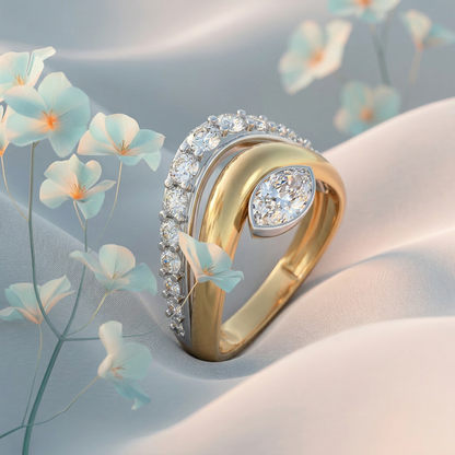 ZORÁE Unbound 12 18K yellow gold rings campaign image