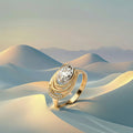 ZORÁE Unbound 13 18K yellow gold rings campaign image