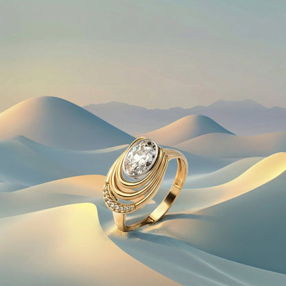 ZORÁE Unbound 13 18K yellow gold rings campaign image