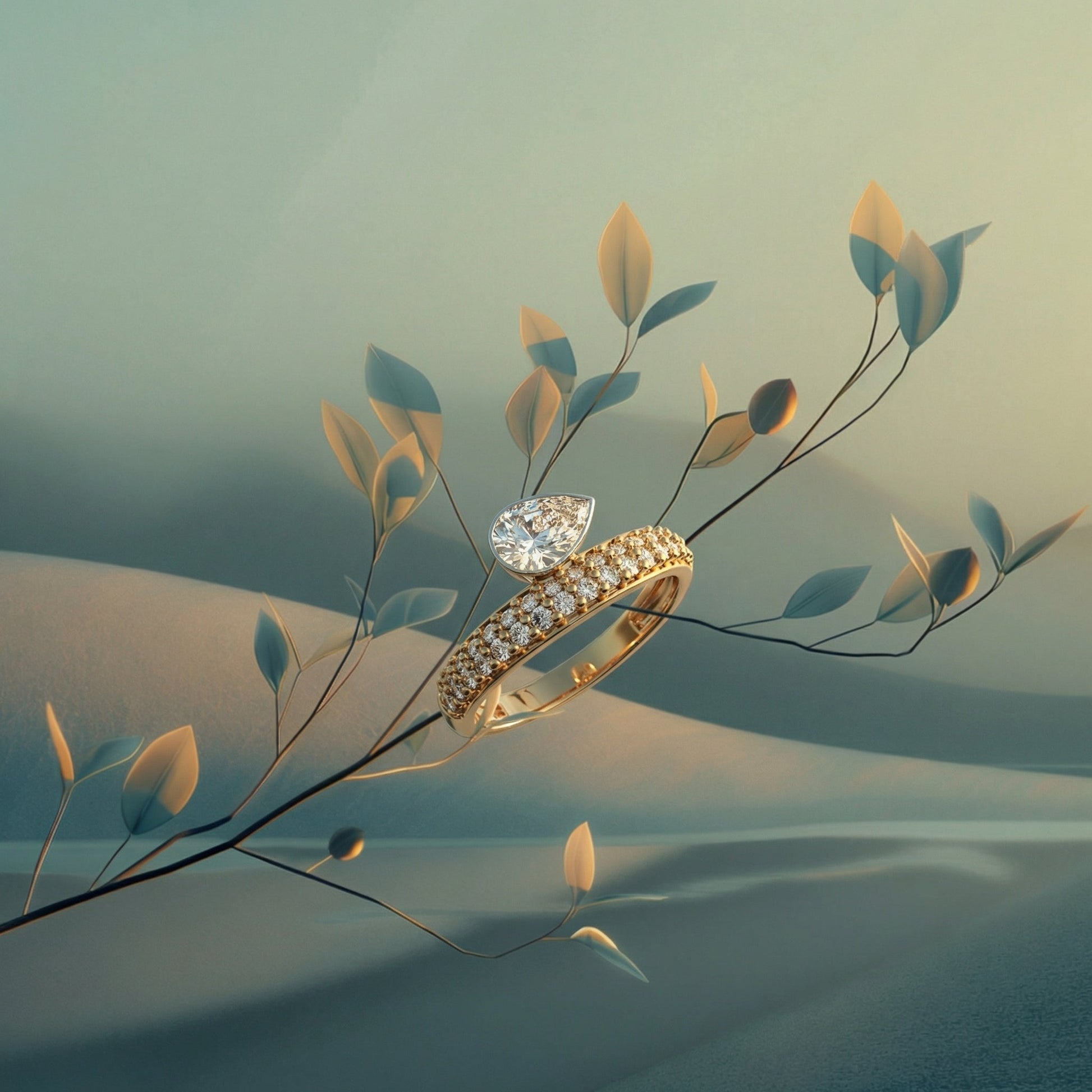 ZORÁE Unbound 14 18K yellow gold rings campaign image