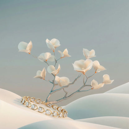 ZORÁE Unbound 15 18K yellow gold bracelet campaign image